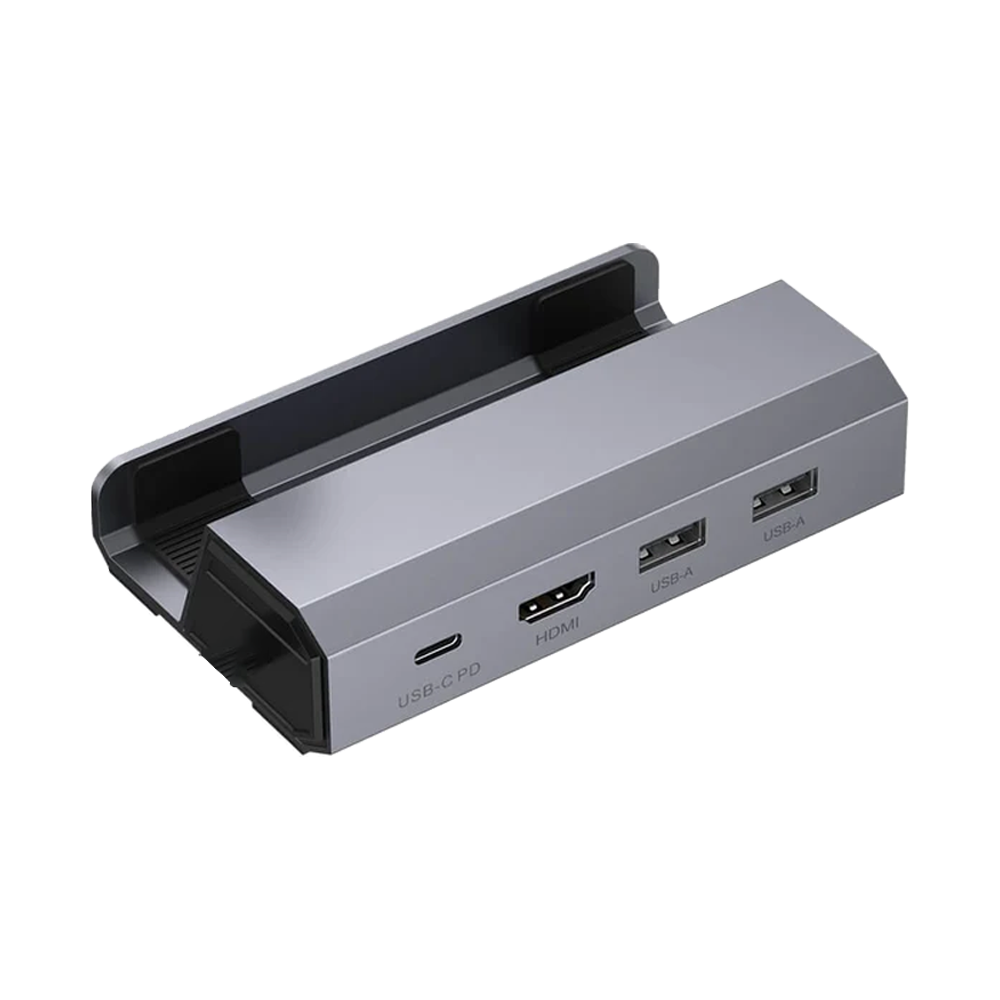 Док-станция JSAUX USB-C 5-in-1 HB0602, Gray (Серый)