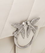 Кожаная сумка через плечо LOVE BIG PUFF CL SHEEP NAPPA Pinko - кремовый(100037 A0F2)