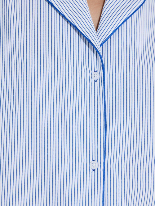 Пижама Suite Pyjama in Navy Blue рубашка с коротким рукавом + шорты