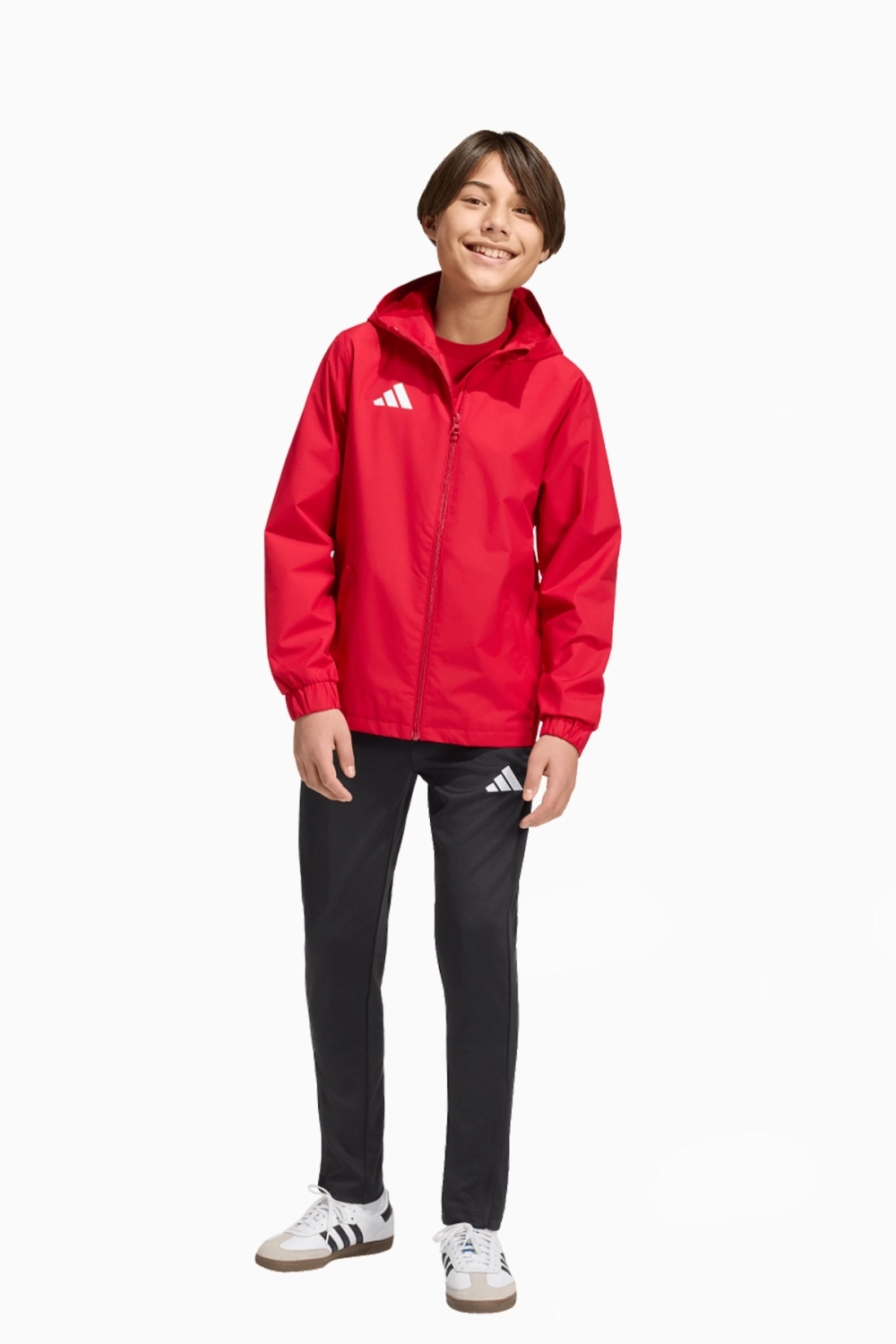 Куртка adidas Entrada 26 All Weather Junior - красный
