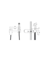B55806 Гигиенический душ со смесителем BELZ