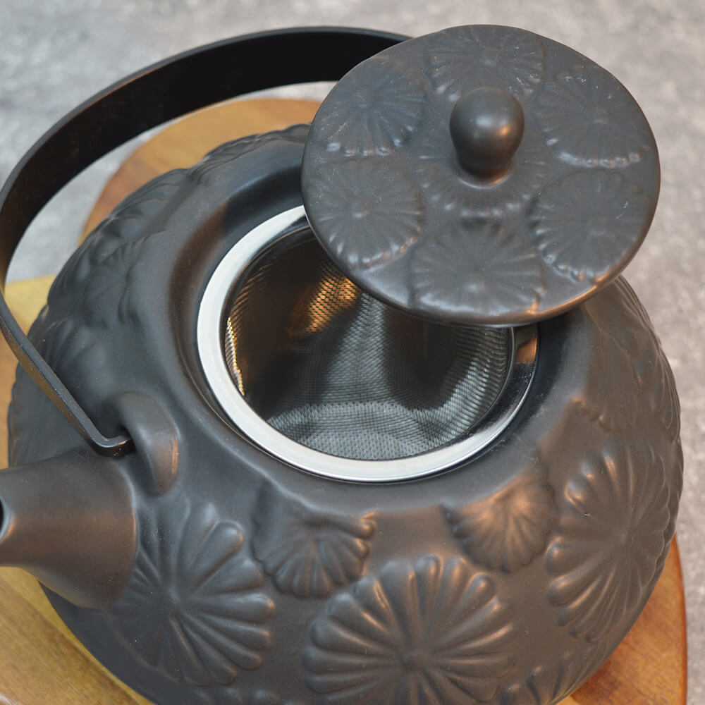 Чайник заварочный 0,65л черный, 60438