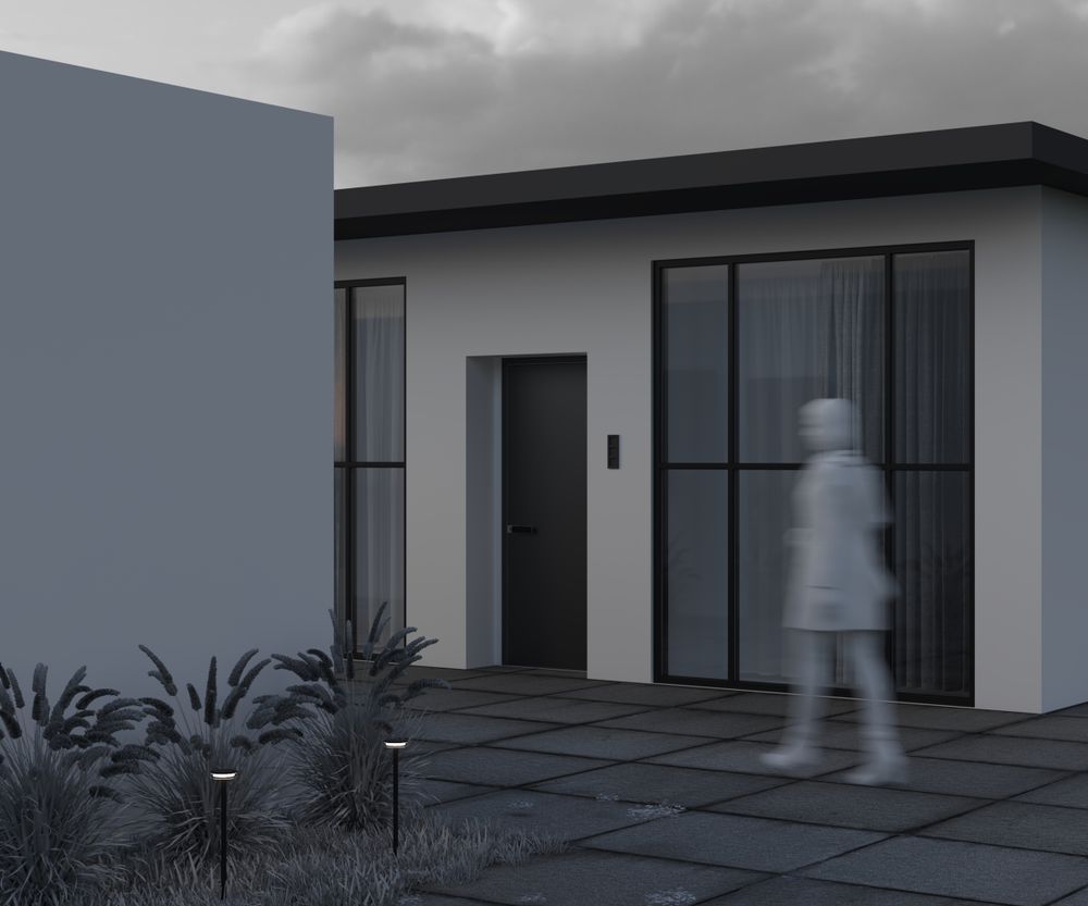 Уличный грунтовый светодиодный светильник Maytoni   O503FL-L4B3K1