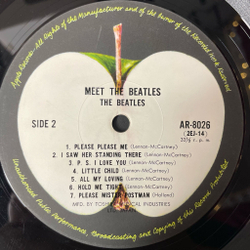 Винтажная виниловая пластинка LP Meet The Beatles (Japan 1969) (No Obi) Love Me Do