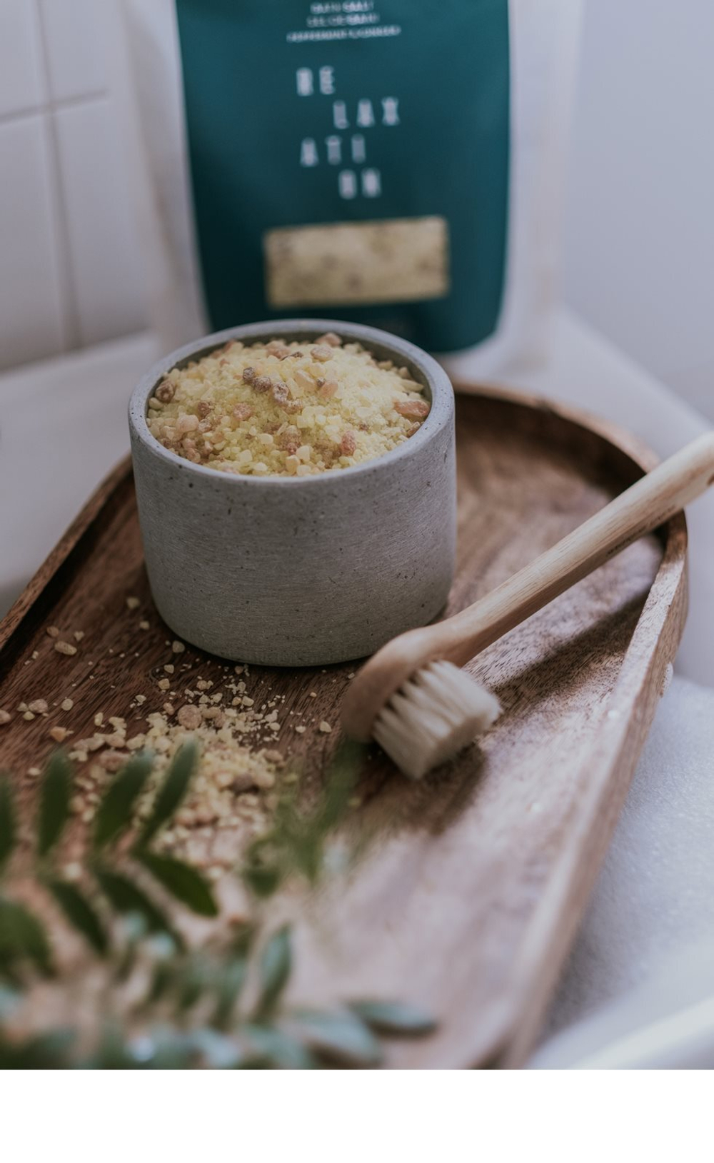 Souletto Peppermint & Ginger Bath Salt - соль для ванны /   500  g  / GTIN 8059300535332