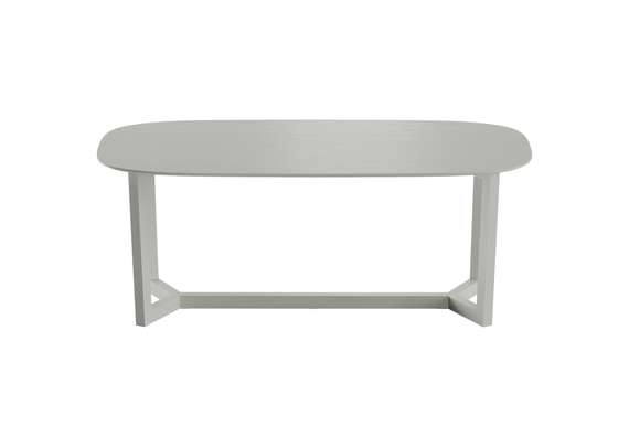 Стол обеденный Cross 2 200*95 см (светло-серый)