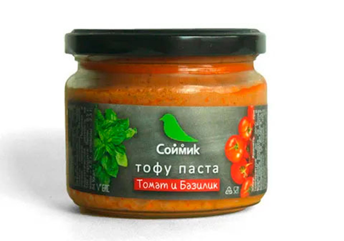 Тофу паста с томатом и базиликом, 300г