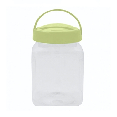 Емкость для хранения "Verona" квадратная 3л ПЭТ (салатовый)