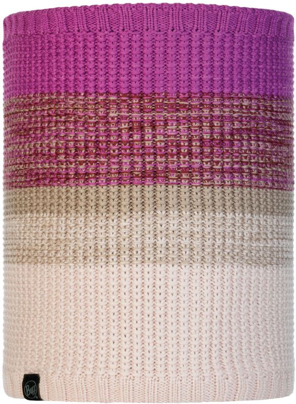 Вязаный шарф-труба с флисом Buff Neckwarmer Knitted Polar Alyona Mauve Фото 1