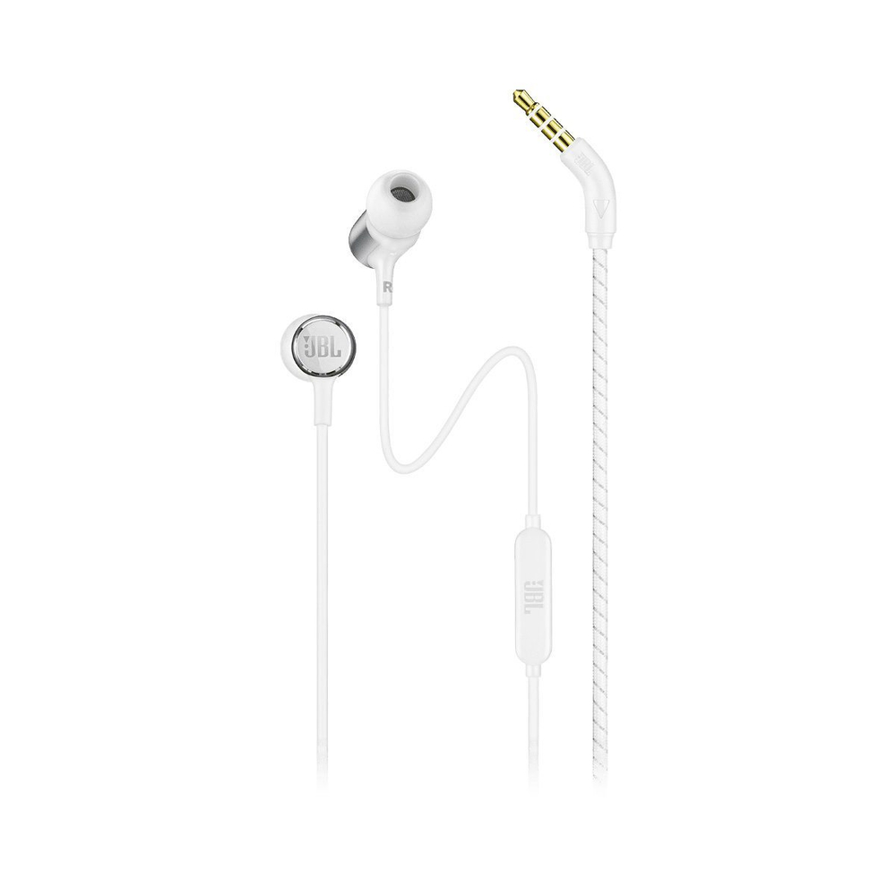 Наушники JBL Live 100 White, внутриканальные