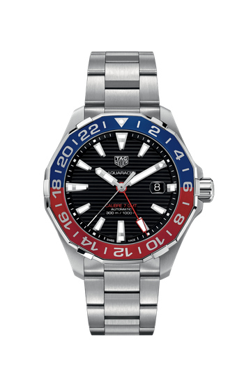 TAG Heuer WAY201A.BA0927 Мужские механические часы Aquaracer GMT Calibre 5