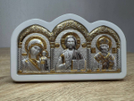 Спаситель, Казанская БМ, Николай Чудотворец, триптих, 85х150
