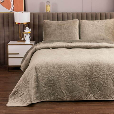 Покрывало 160х220 и наволочка 50х70 Sofi De MarkO Мелисса капучино