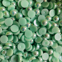 Полубусины РАДУЖНЫЕ (аквамарин) - 15 грамм