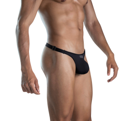 Мужские трусы тонги черные Clever Moda LUXURY THONG 167911