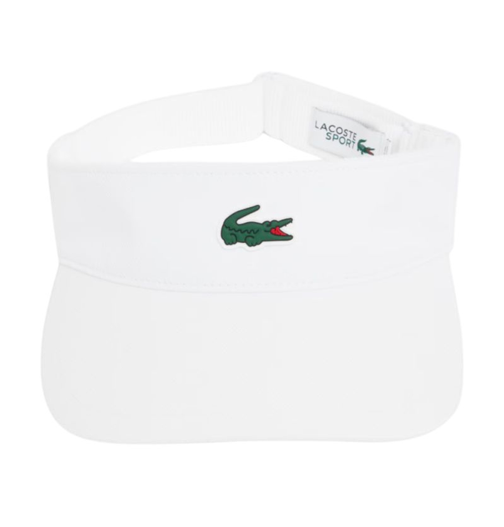 Козырек теннисный Lacoste Diamond Taffeta Sport Visor - white
