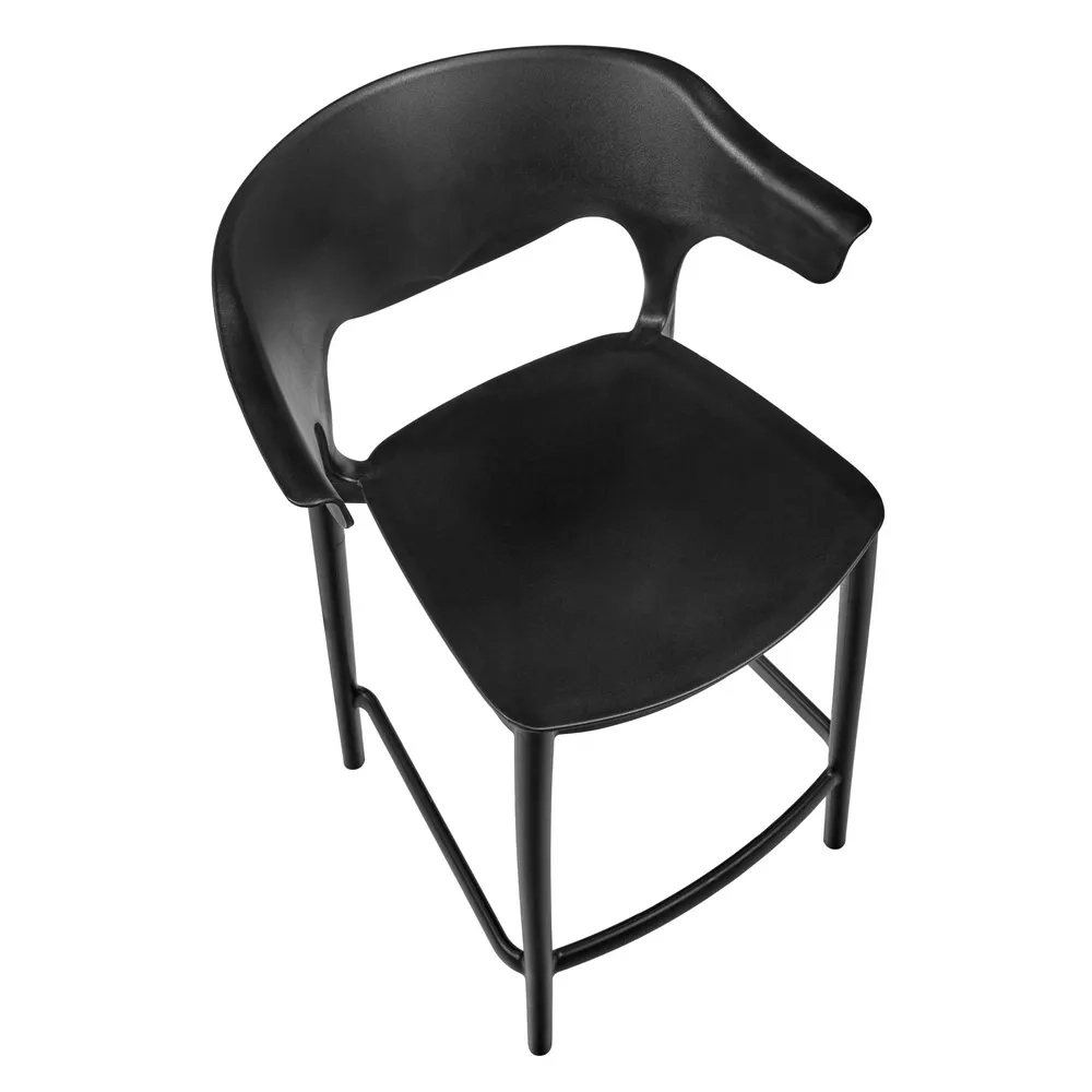 Стул полубарный Bradex Home Forma, чёрный