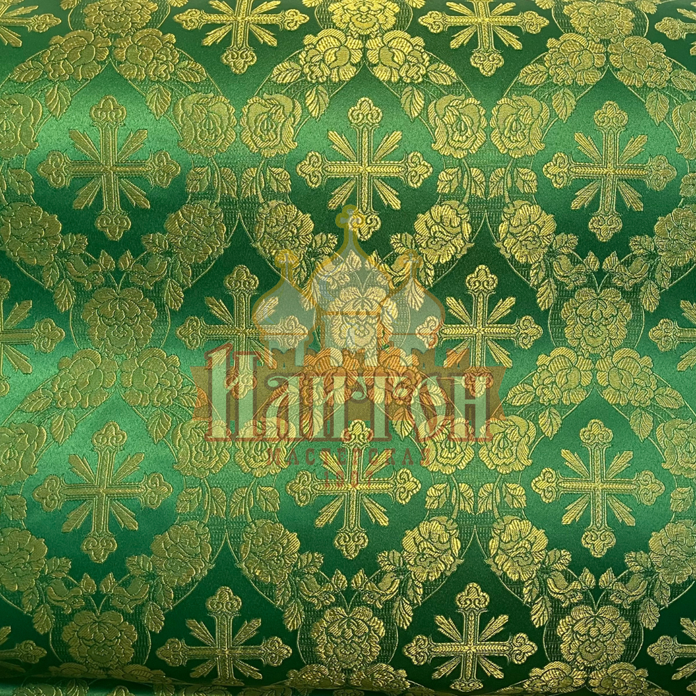 Шёлк "Феодосия" облегчённый зелёный