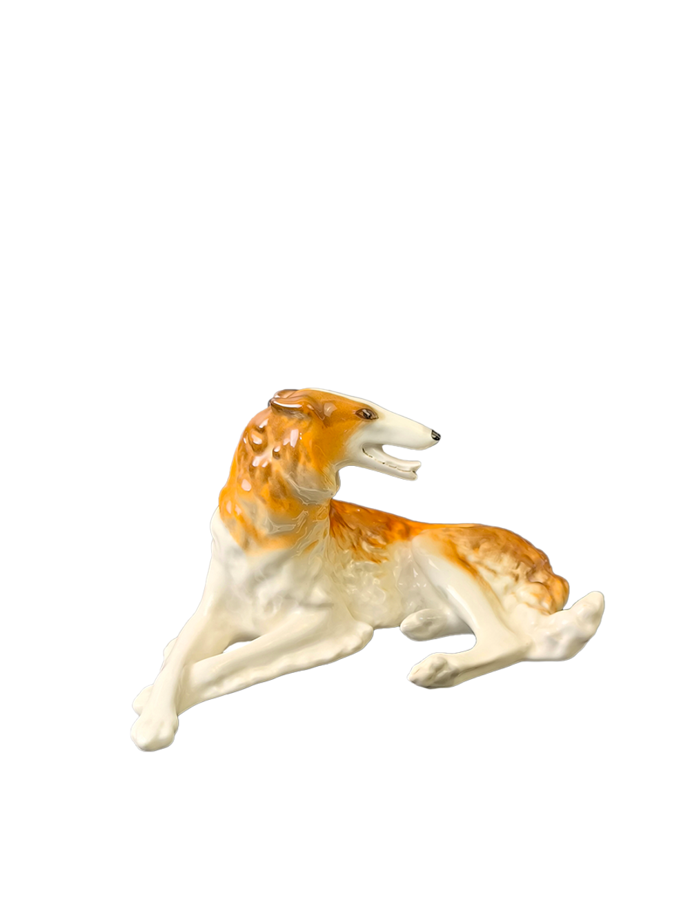 Фарфоровая статуэтка "Собака Борзая", ЛФЗ, СССР, 1970 - 1990 гг.