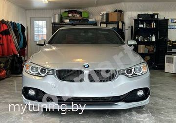Юбка переднего бампера V.1 для BMW 4 F32/F33/F36 2013-2020 Coupe/Cabrio/Gran Coupe