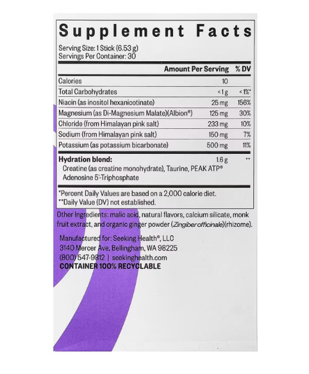 Seeking health, Optimal electrolytе, ягодный вкус  30 саше по 6,53  гр.