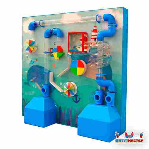 Интерактивный комплекс стена «Воздушная магия», 3×1,9×0,45 м