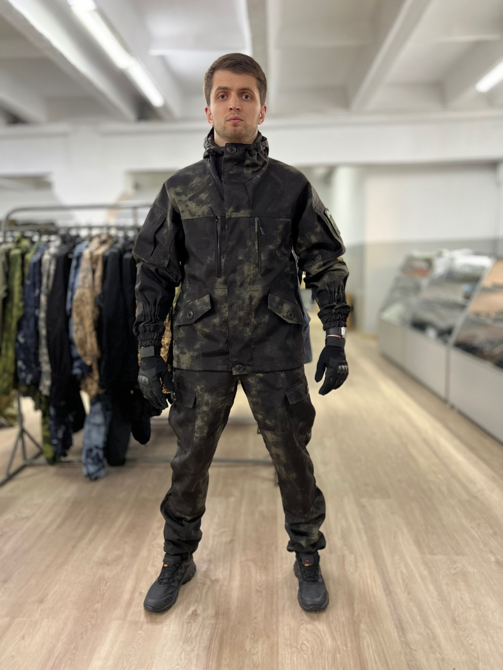 Костюм горка 6 весна-лето лайт / черный мох