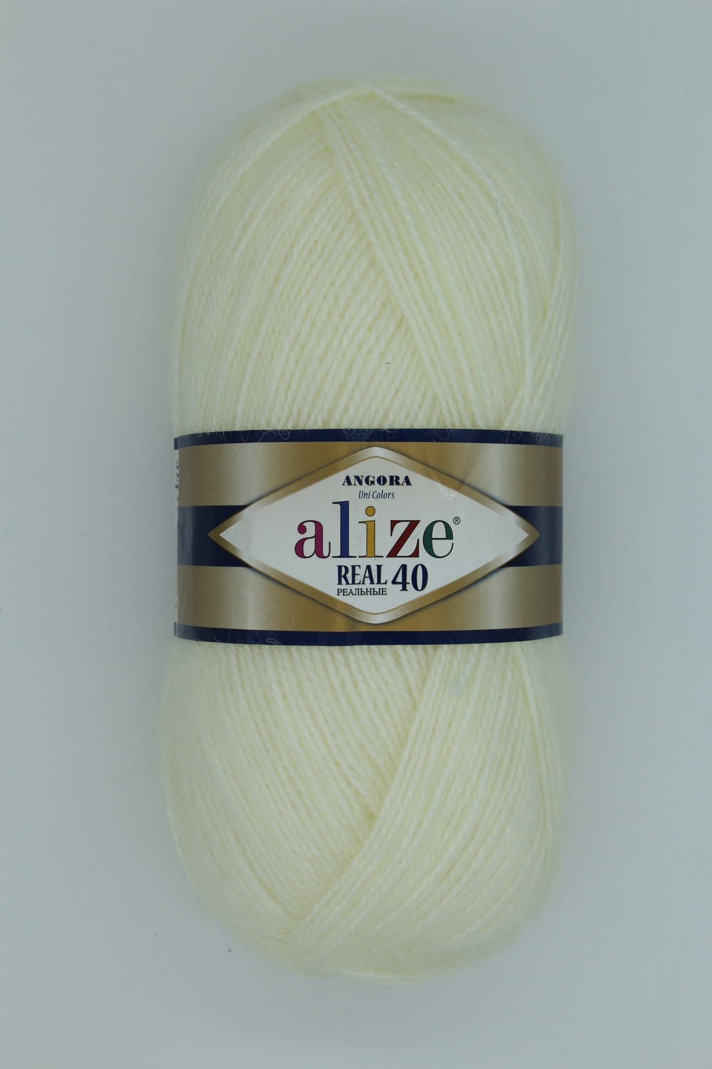 Пряжа "Angora real 40" 450 жемчужный