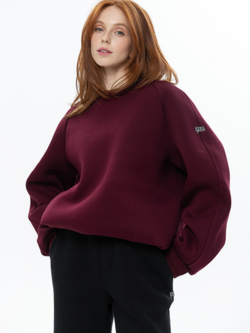 Свитшот oversize из футера