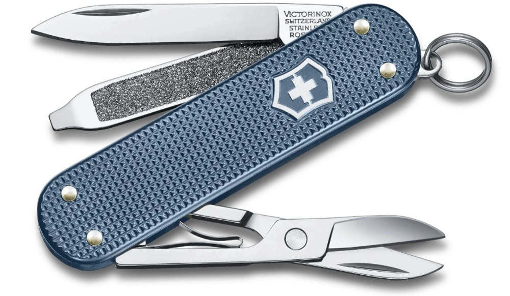 Нож перочинный Victorinox Classic SD Alox LE26, 58 мм, 5 функций, синий, подарочная к