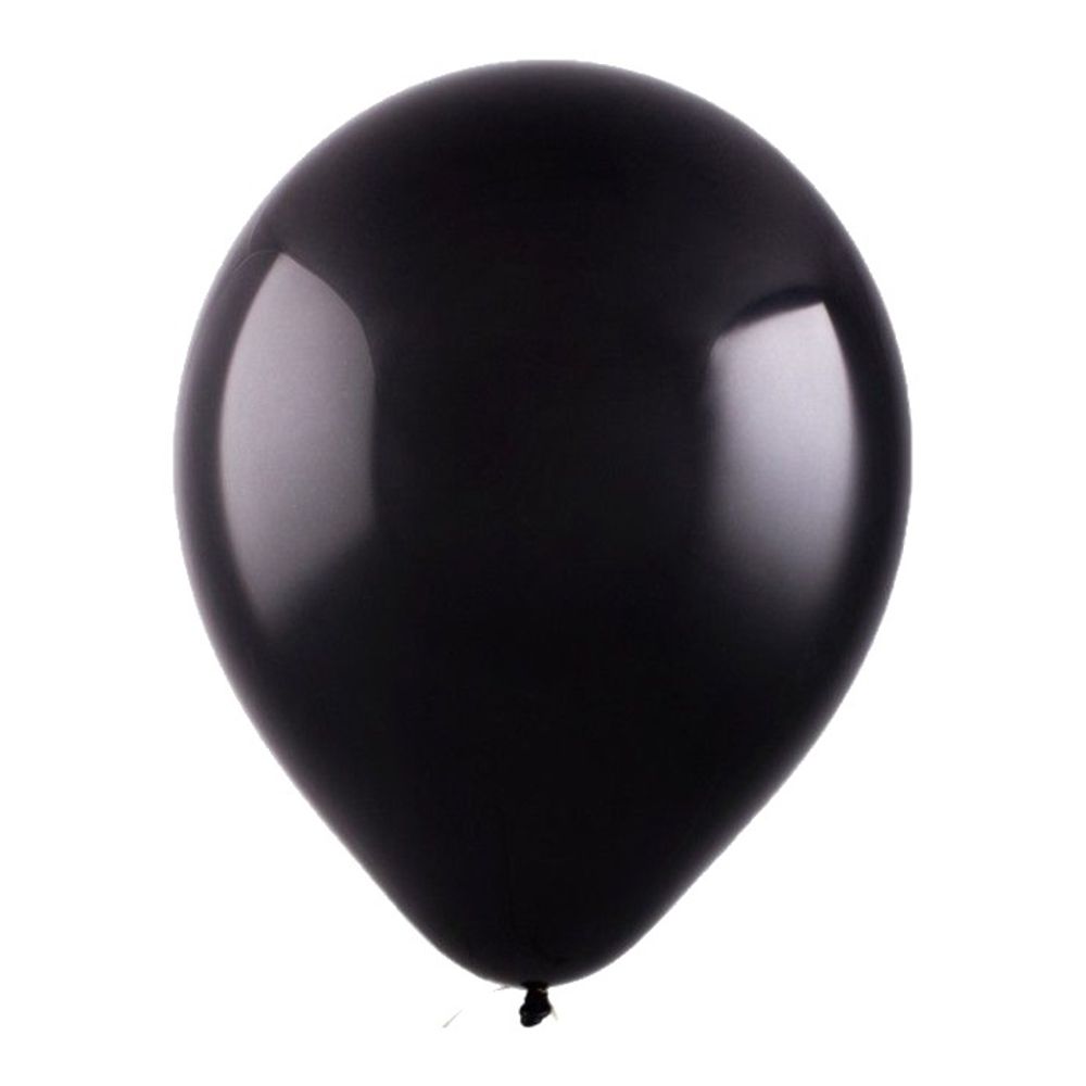 Воздушные шары Веселуха, пастель чёрный, 100 шт. размер 12&quot; #8122332