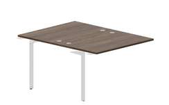 Составной стол на 2 рабочих места 118х156,6х75см (4 громмета) - приставной элемент