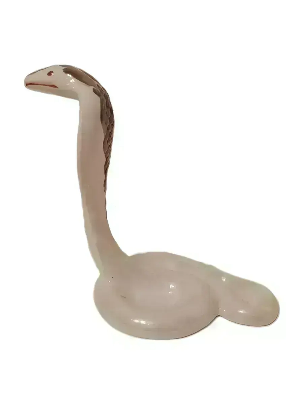 Фарфоровая статуэтка "Кобра", СССР, ПФЗ, 1970 - 1991 гг.