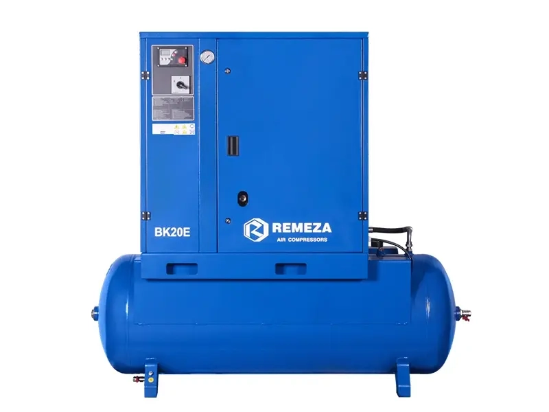 Винтовой компрессор Remeza ВК20E-15-500ВС на ресивере 500л с частотником