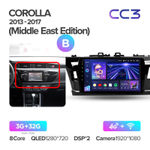 Teyes CC3 10,2"" для Toyota Corolla 2013-2016