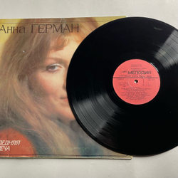Винтажная виниловая пластинка LP Анна Герман Последняя Встреча (СССР 1983)