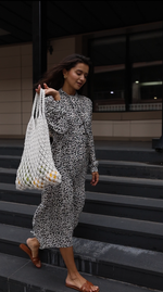 Платье My star черное в ромашку