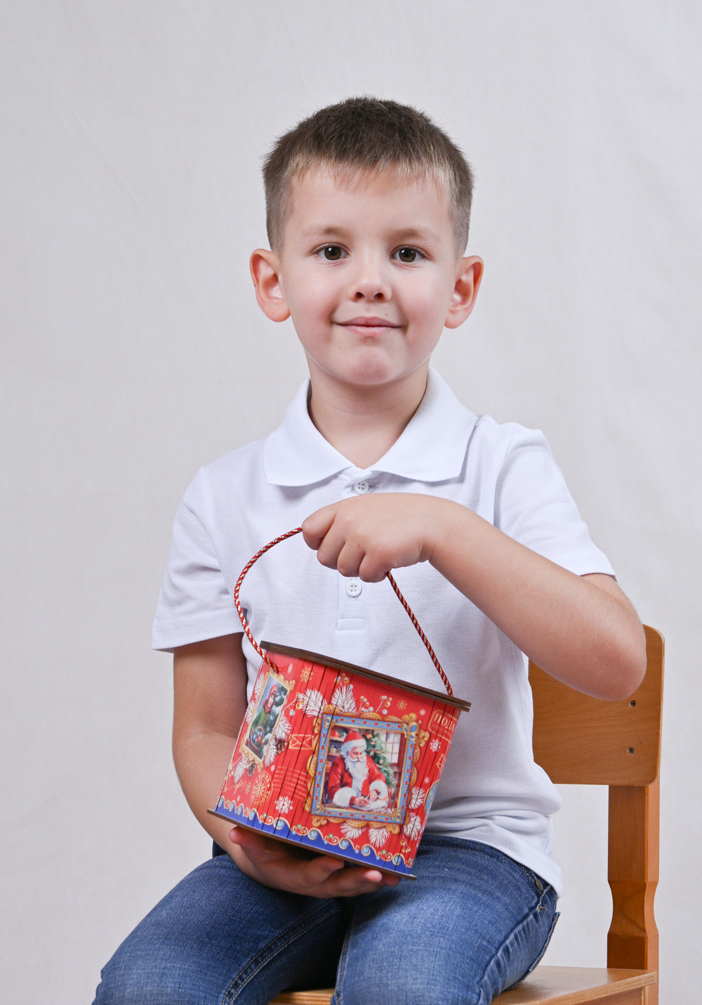 Сладкий новогодний подарок "Туесок" 500гр