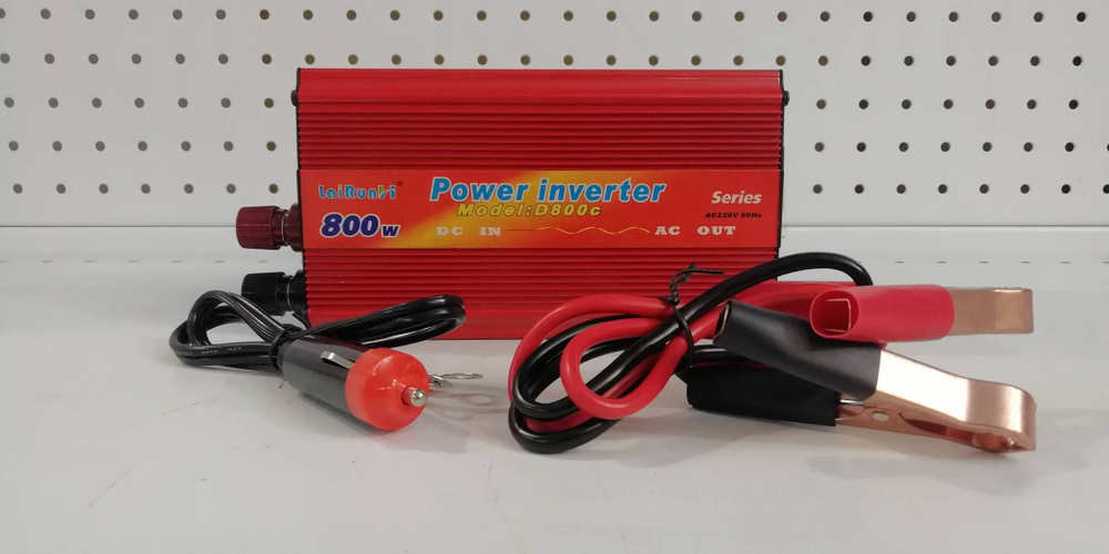 12V-800W / Инвертор напряжения LaiRun 12-220V 800W (12 вольт) (1 шт.)