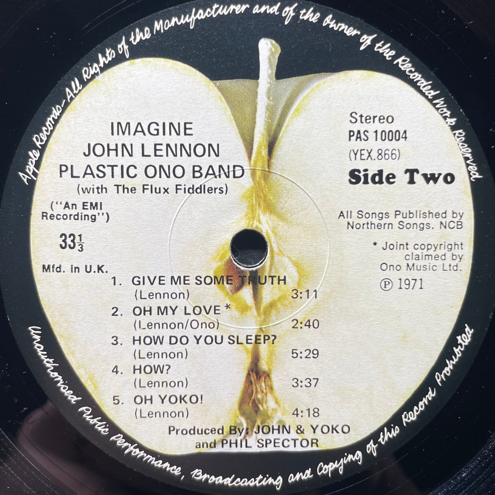 John Lennon ‎– Imagine (Англия 1981г.)