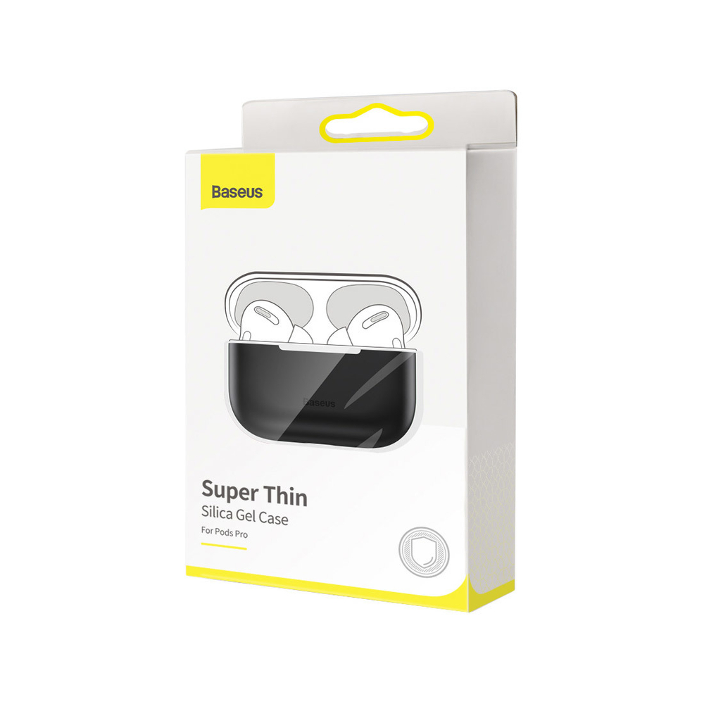 Чехол для Apple AirPods Pro Baseus Super Thin Silica Gel Case - Black