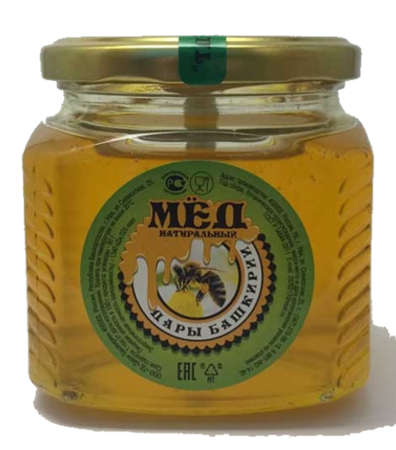 Мед "Дары Башкирии" цветочный 250г. Уфа