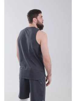 Спортивная футболка майка тренировочная без рукавов