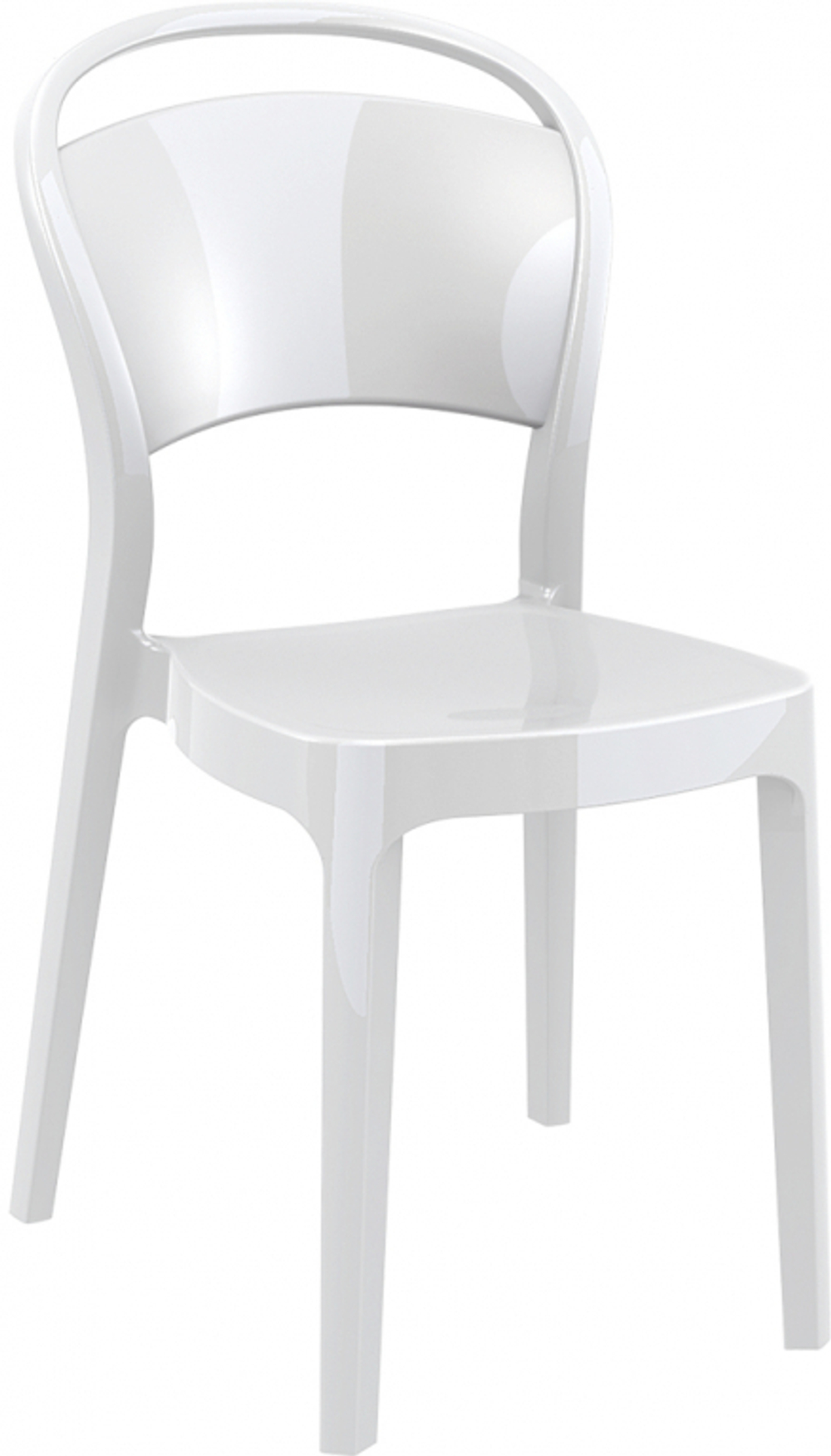 Стул пластиковый Siesta Contract Bo, белый