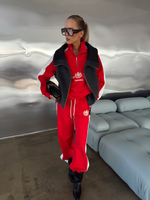 Пальто из шерсти в комплекте с жилетом