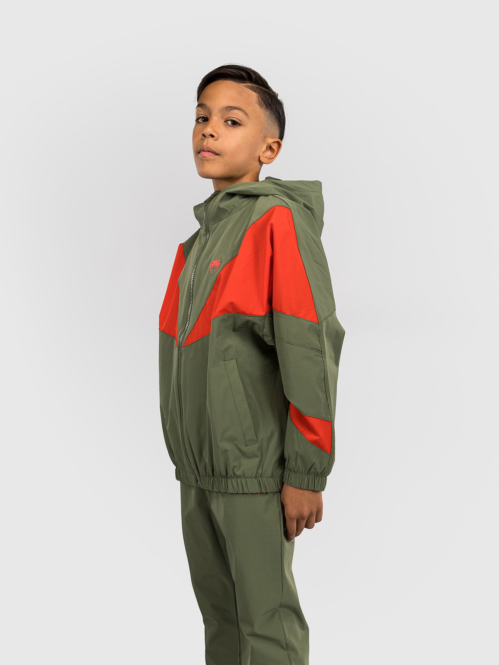 Ветровка детская Venum Vectra Army Green/Orange