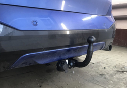Фаркоп Steinhof B-080 для BMW X1 F48 2015-, BMW 2-Series Active Tourer F45 2014-, BMW 2-Series Gran Tourer F46 2015-(паспорт и сертификат в комплекте)(без электрики)