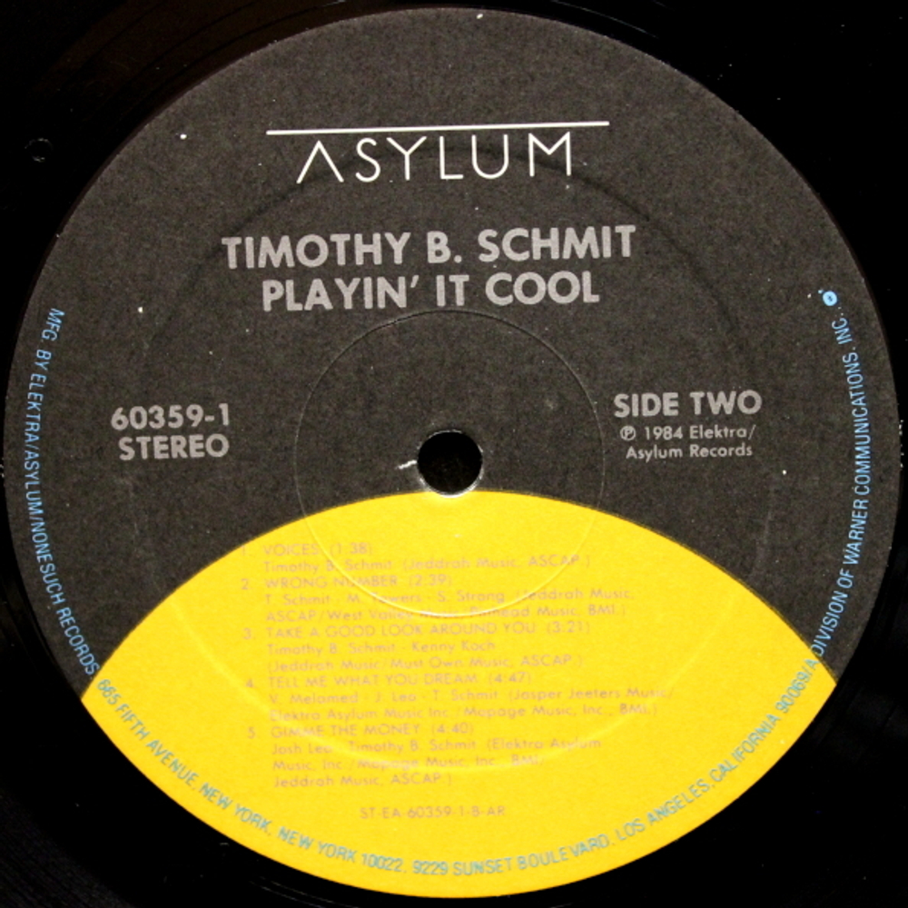 Timothy B. Schmit / Playin' It Cool (LP)