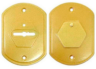 Накладка Гардиан ГЗ 20.01(сувальд.ключ) золото со шторками