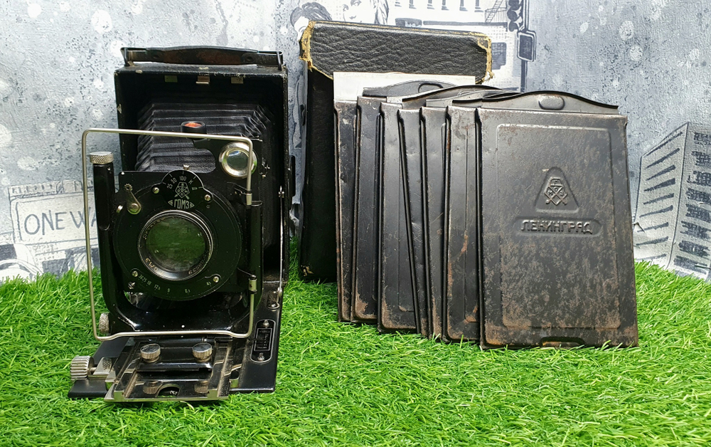 Пластиночный складной фотоаппарат Фотокор 1